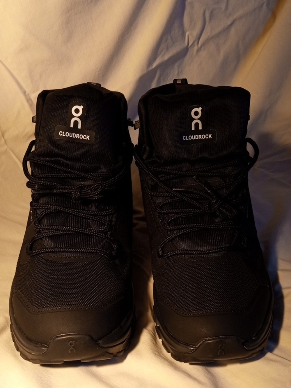 Mens On Cloud Running Cloudrock 2 Black/Black Running Shoes - Picture 8 of 9